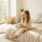 Stippenfeest kinderpyjama met polka dot print – airenso