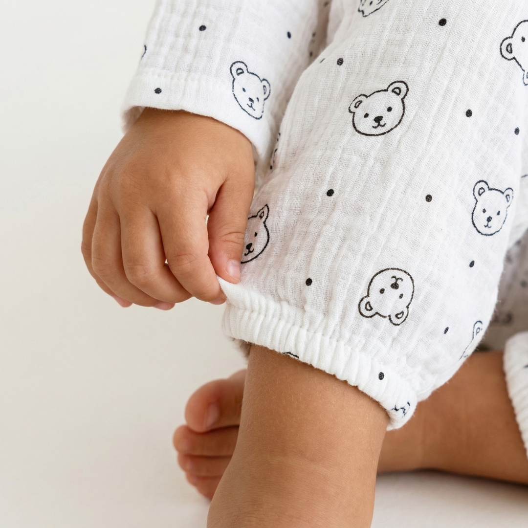 Wolkenbeertje kinderpyjama met beertjes print – airenso