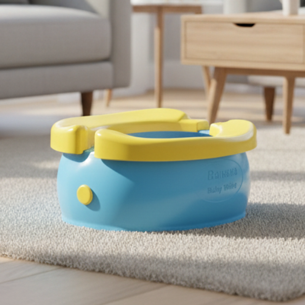 Vasino pieghevole banana blu per bambini
