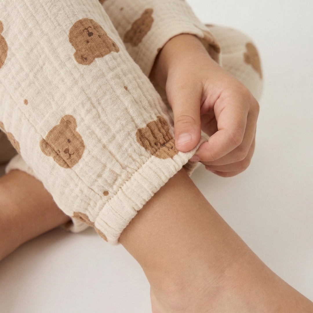 Teddy Knuffel kinderpyjama met teddybeer print – airenso
