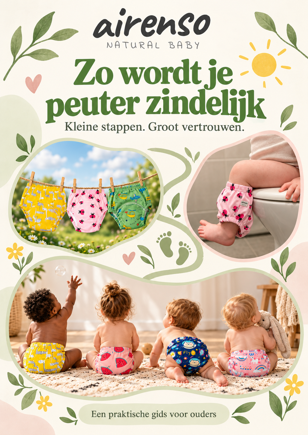 Copertina dell'e-book airenso sullo spannolinamento (in olandese)