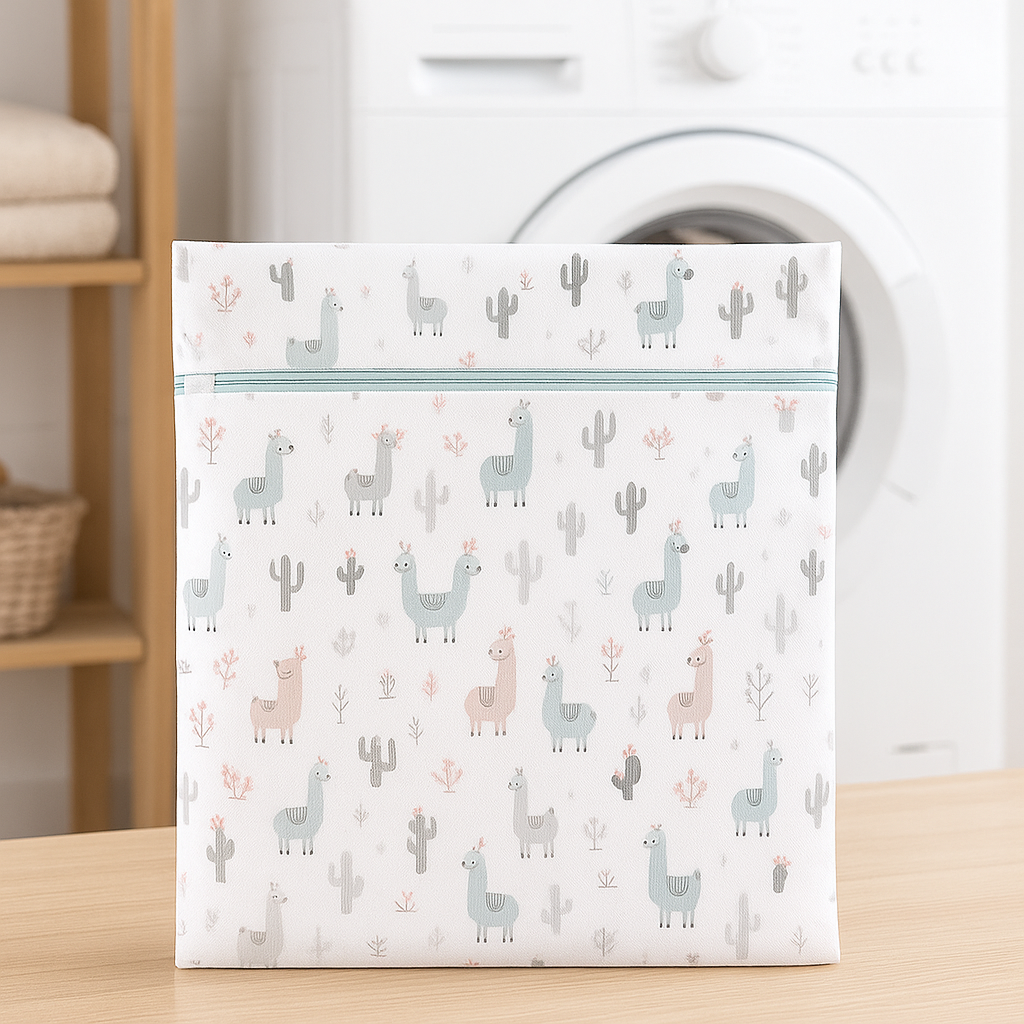 Sacchetto per il bucato airenso con stampa lama per la lavatrice
