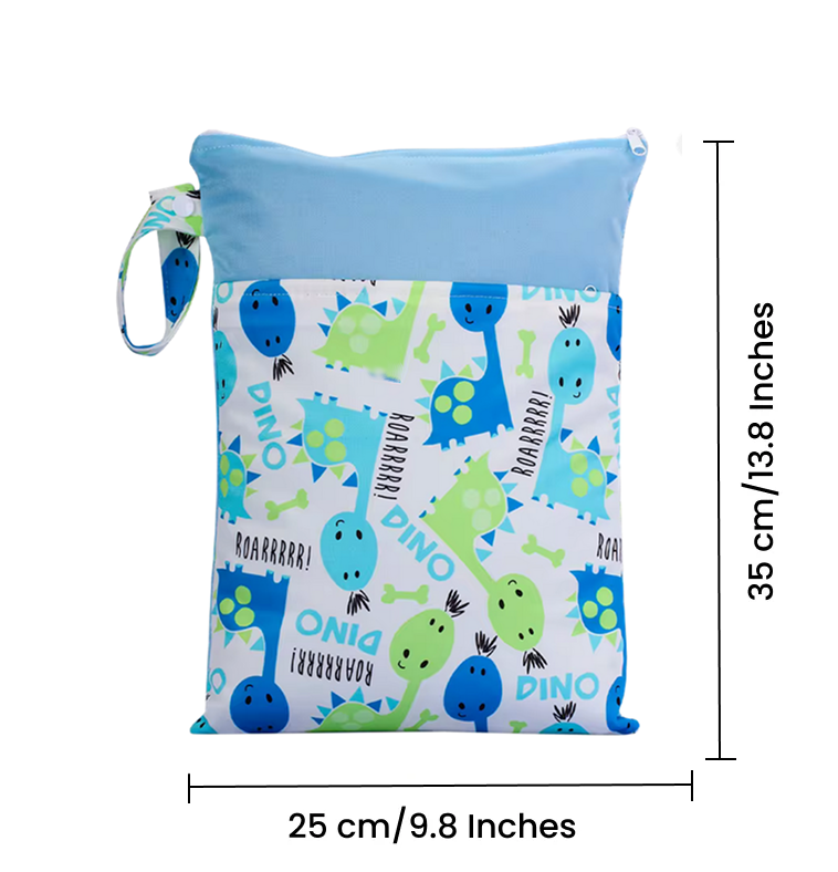 Dimensioni della wet bag airenso: 35 x 25 cm